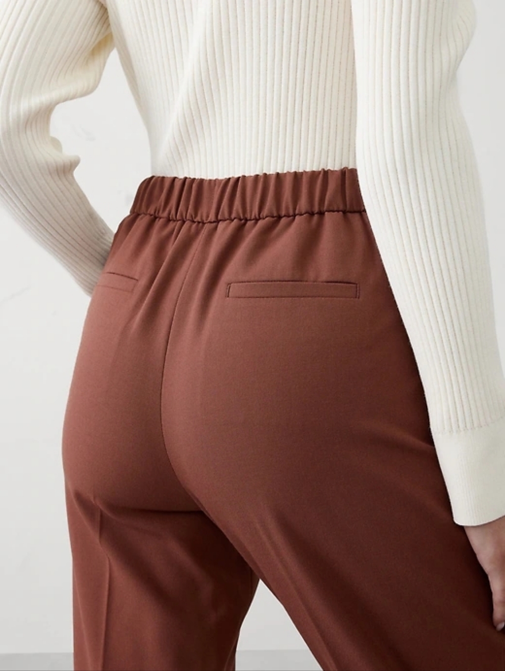 b - NWT BANANA REPUBLIC | $90 Hayden Tapered Pants - Picture 5 of 7